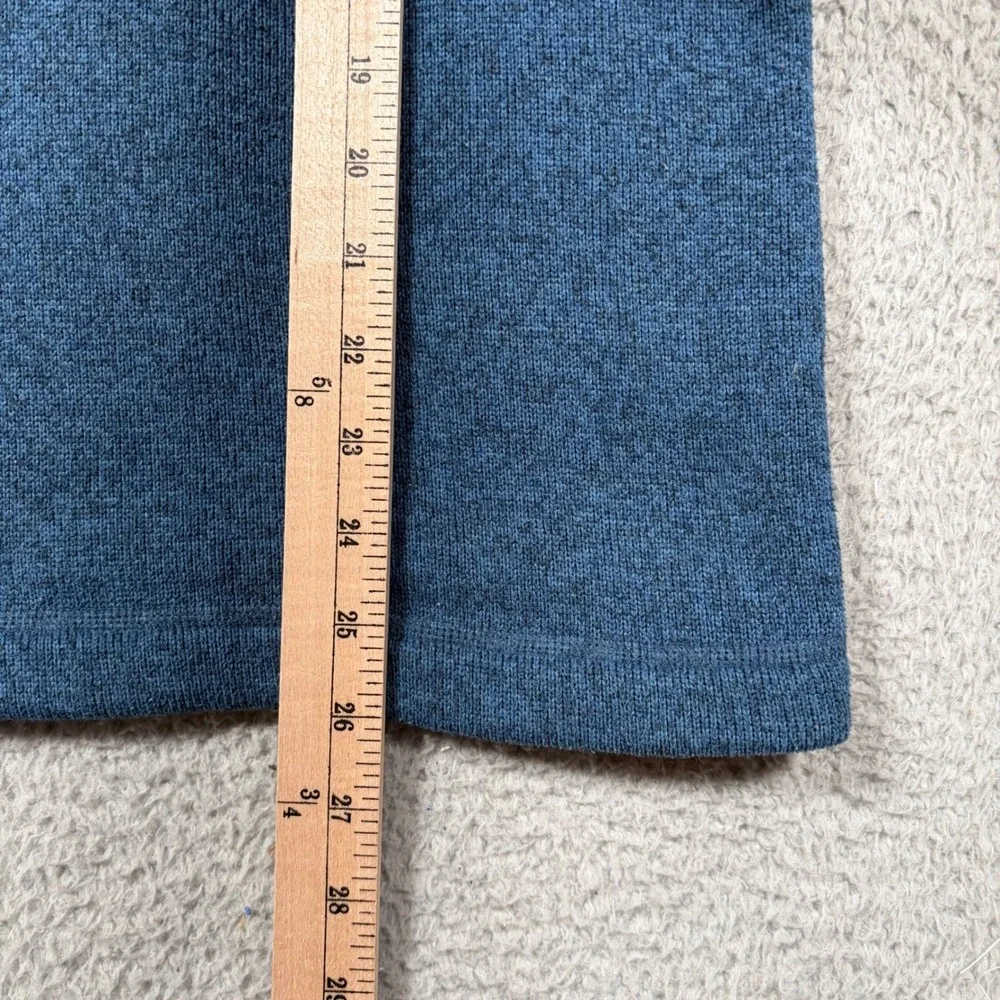 The North Face Mens Gordon Lyons‎ 1/4 Zip Fleece Pullover Blue Heather Sz Small